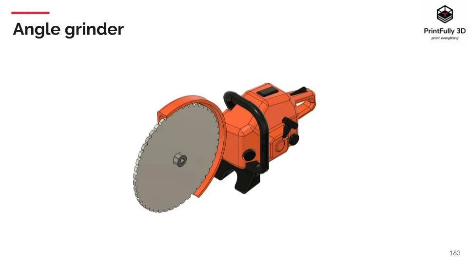 PrintFully3D 1/10 Scale Angle Grinder 3D Printed Crawler Accessories Trial - Image 3 of 4