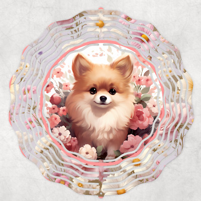 Pomeranian 10'' Wind Spinner #2