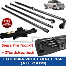 OEM Replacement For 2004-2014 Ford F150 Spare Tire Tool Kit With 2T Scissor Jack