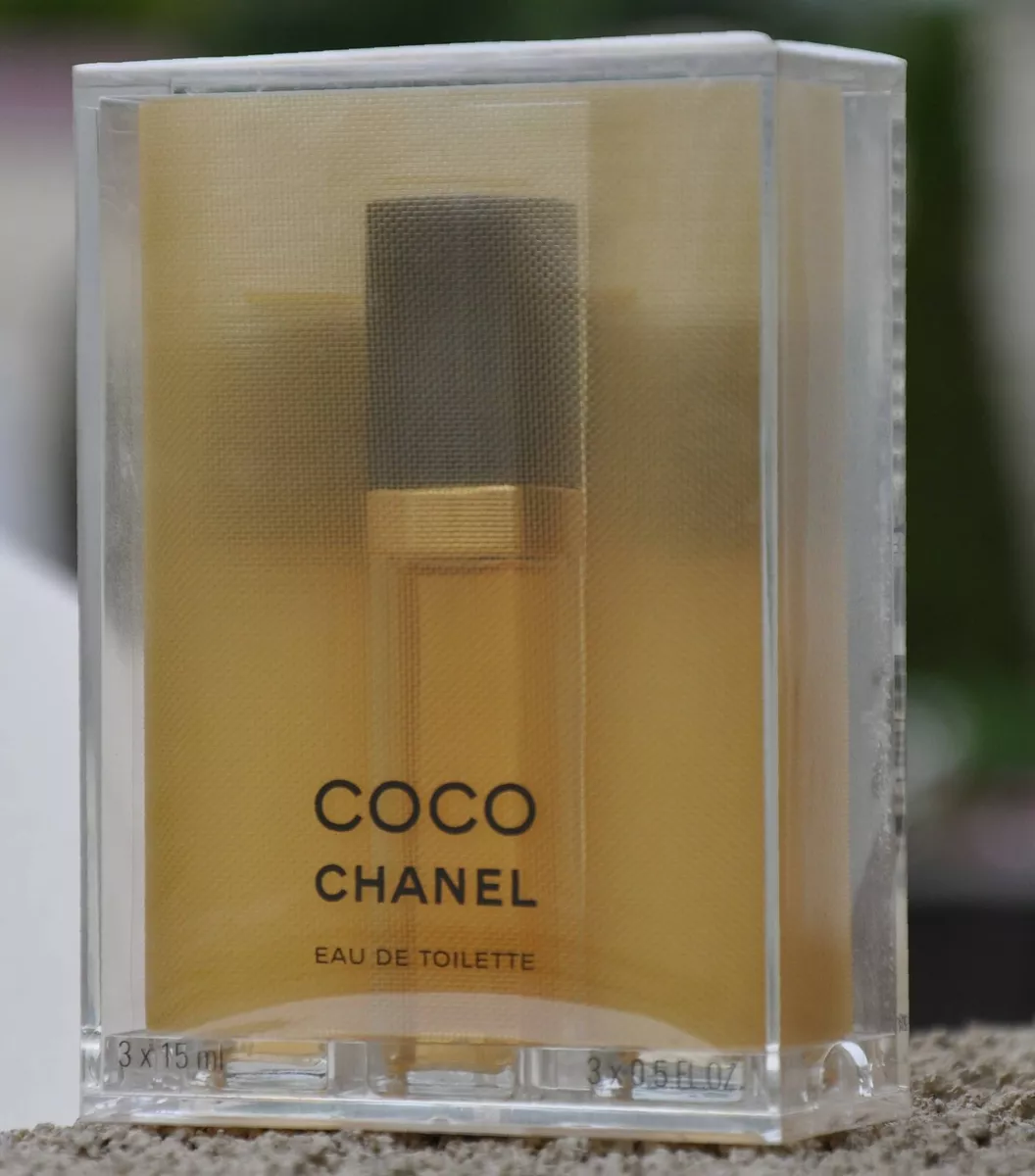 Chanel COCO To Go edt 3x15 (0.5oz) ml Rare Sealed (Travel edition) Batch  4702