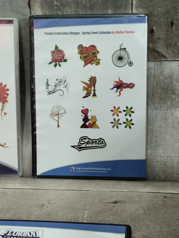 Lote de 6 CD Bordados Floriani Temática Floral/Primavera 3 Nuevos 3 Usados Foto 3 de 4