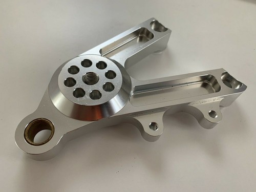 CycleCat Ducati SS Supersport 1991-1998 Spare Footpeg Hanger Bracket Silver Left - Picture 5 of 6