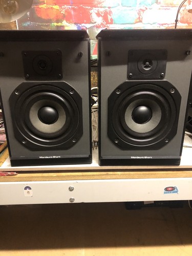 Mordaunt Short MS 15 Small Bookshelf Speakers Black Veneer Working Order - Picture 8 of 12