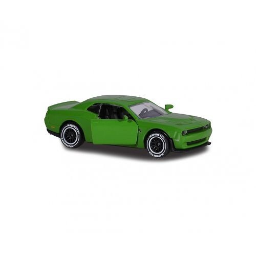 Dodge Challenger SRT Hellcat Green Majorette Premium Cars 2018
