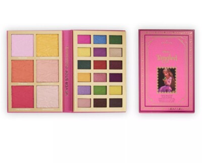 I heart revolution X Disney Tangled eyes & face palette eyeshadow blush