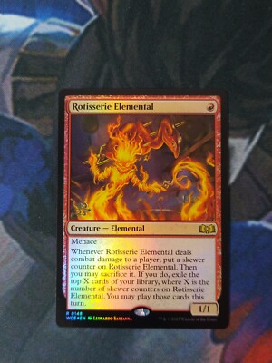 Rotisserie Elemental - Foil Promo | 7% Off 2+ | WOE| NM | MTG