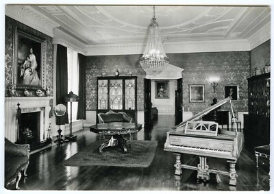 1960er Yorkshire Postkarte Der Salon Lotherton Hall Aberford Leeds nicht verschickt