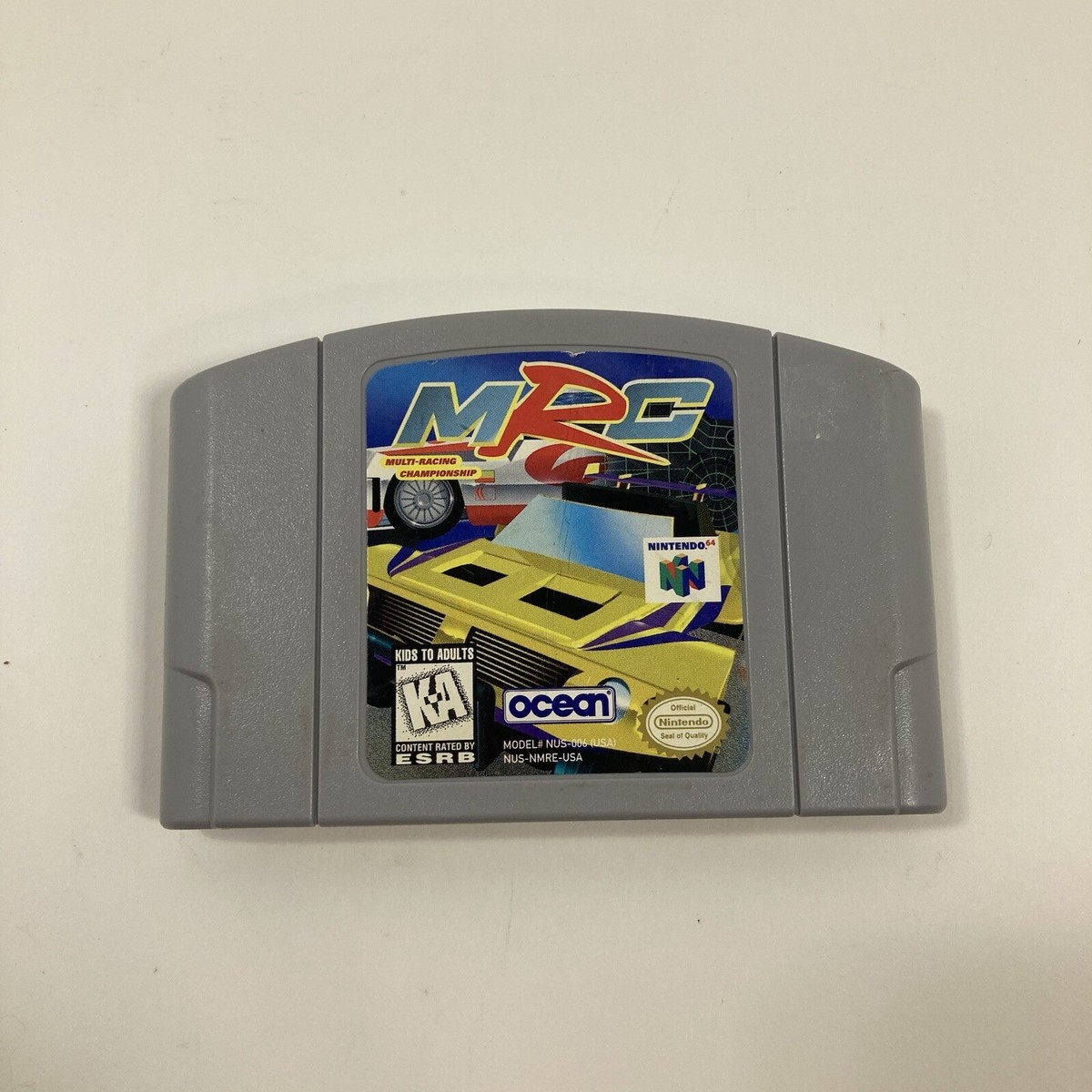 MRC Multi Racing Championship Nintendo 64 1997 N64 Game Cartridge