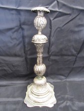 Russischer Silberleuchter-gestempelt und gepunzt, 84 Lot-1870 JH 36 cm, 391 gr.,
