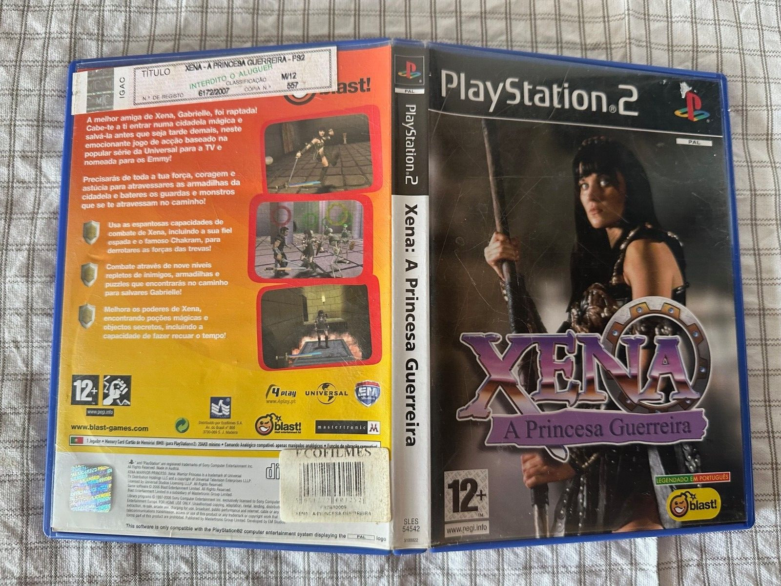 Xena Warrior Princess Sony Playstation 2 PS2 PAL Anglais Portugal CIB