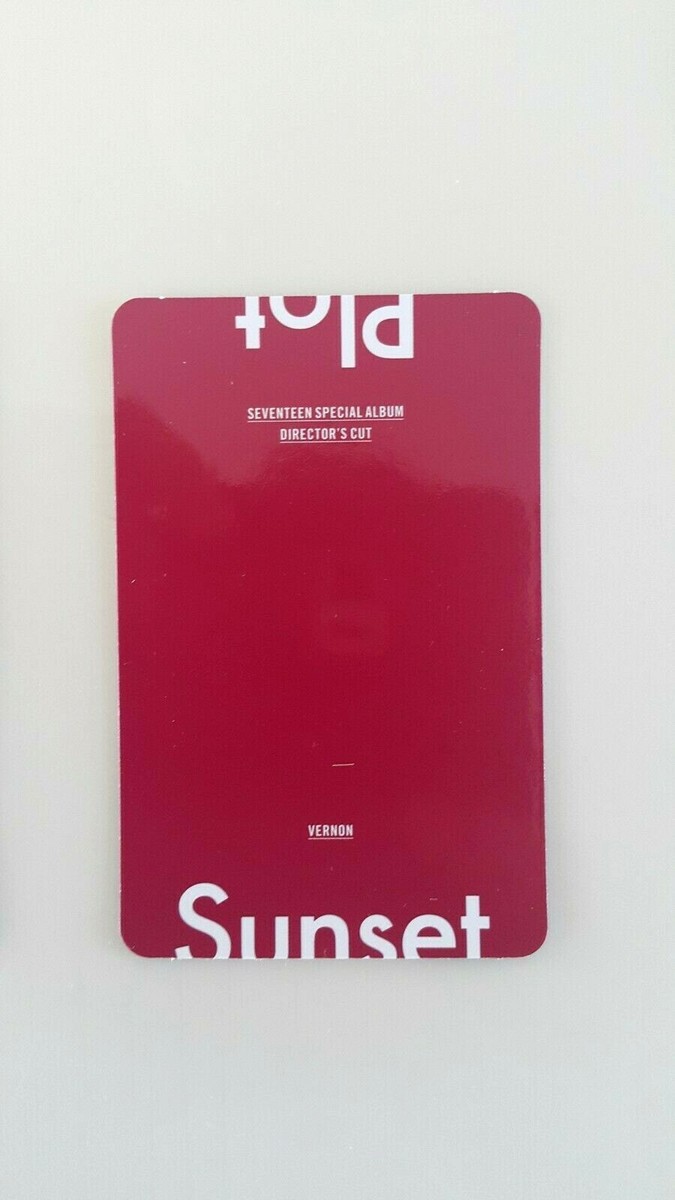 Seventeen Special Album Director's Cut Official Photocard +