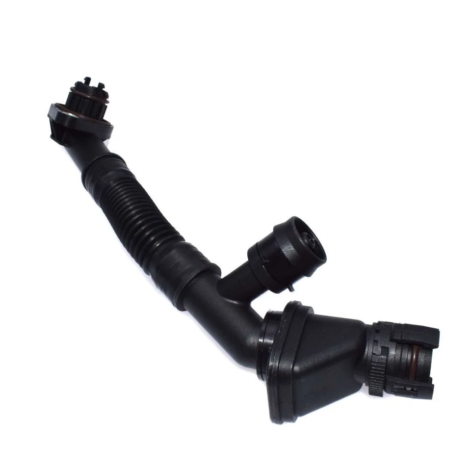 2x Mangueras de ventilación izquierda y derecha del cárter para BMW 550i 650i 750i 750Li B7 X5 X6 N63 Foto 2 de 3