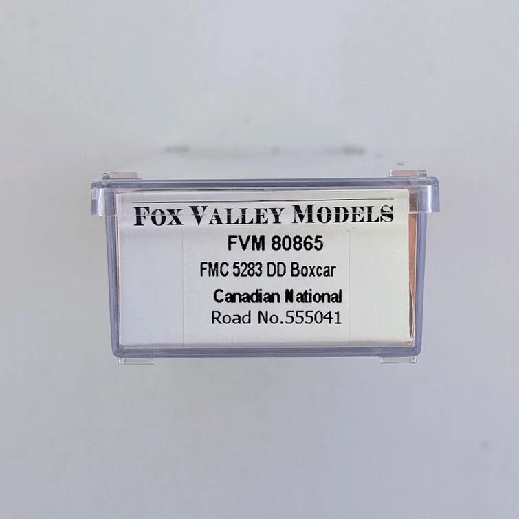 Fox Valley Models FVM80865 N Scale FMC 5283 DD Box Car - Canadian National - Image 2 of 2