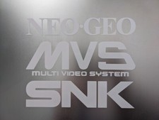 2 pack - Arcade style Vinyl Decal Sticker 5" x 4"  NeoGeo MVS vertical stack 