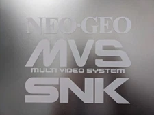 2 pack - Arcade style Vinyl Decal Sticker 5" x 4"  NeoGeo MVS vertical stack 