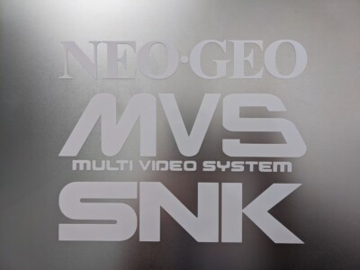 2 pack - Arcade style Vinyl Decal Sticker 8'' x 6.5''  NeoGeo MVS vertical stack