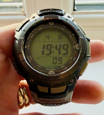 CASIO PROTREK Triple Sensor Tough Solar Sport Watch PRG-80L