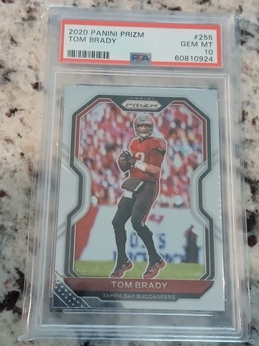 2020 Prizm Tom Brady Buc's #255 PSA 10