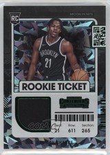 2021-22 Panini Contenders Rookie Ticket Swatches Green Ice Day'Ron Sharpe ii1