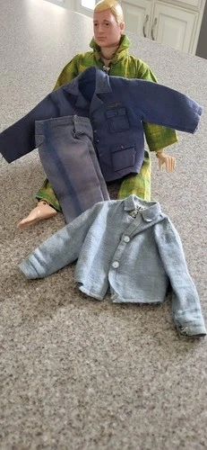 1964 GI Joe Action Soldier 12" Figure With Clothes Hasbro