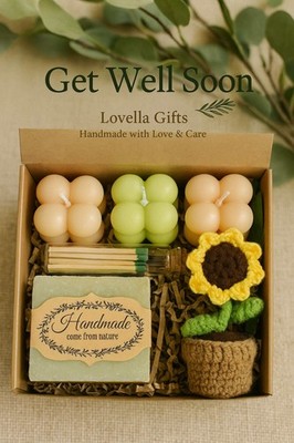 Get Well Soon Spa Gift Box   Eucalyptus & Mint Soap
