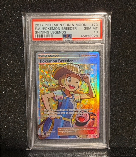 Pokémon Breeder graded PSA 10 for sale on eBay