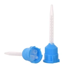 250(5 Bags) Dental Mixing Tips Impression Temporary C&B Material Blue/White