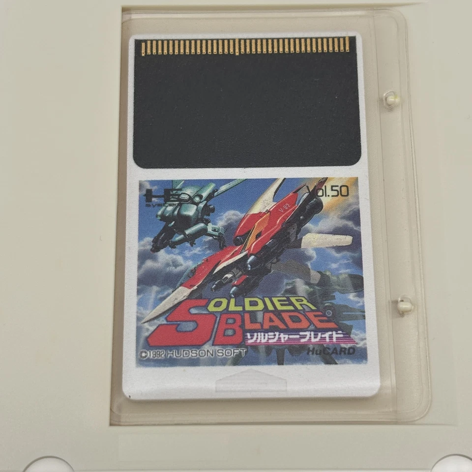 PC Engine Soldier Blade  HuCARD HUDSON Shooting Game 1992 Japan - Image 4 of 4