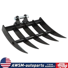 Rake Attachment For Mini Excavator 1 Ton To 1.5 Ton Digger Rake Tool Hooks