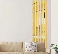 15 Pcs Mirror Wall Stickers, Self-Adhesive Acrylic Mirror Tiles, Removable