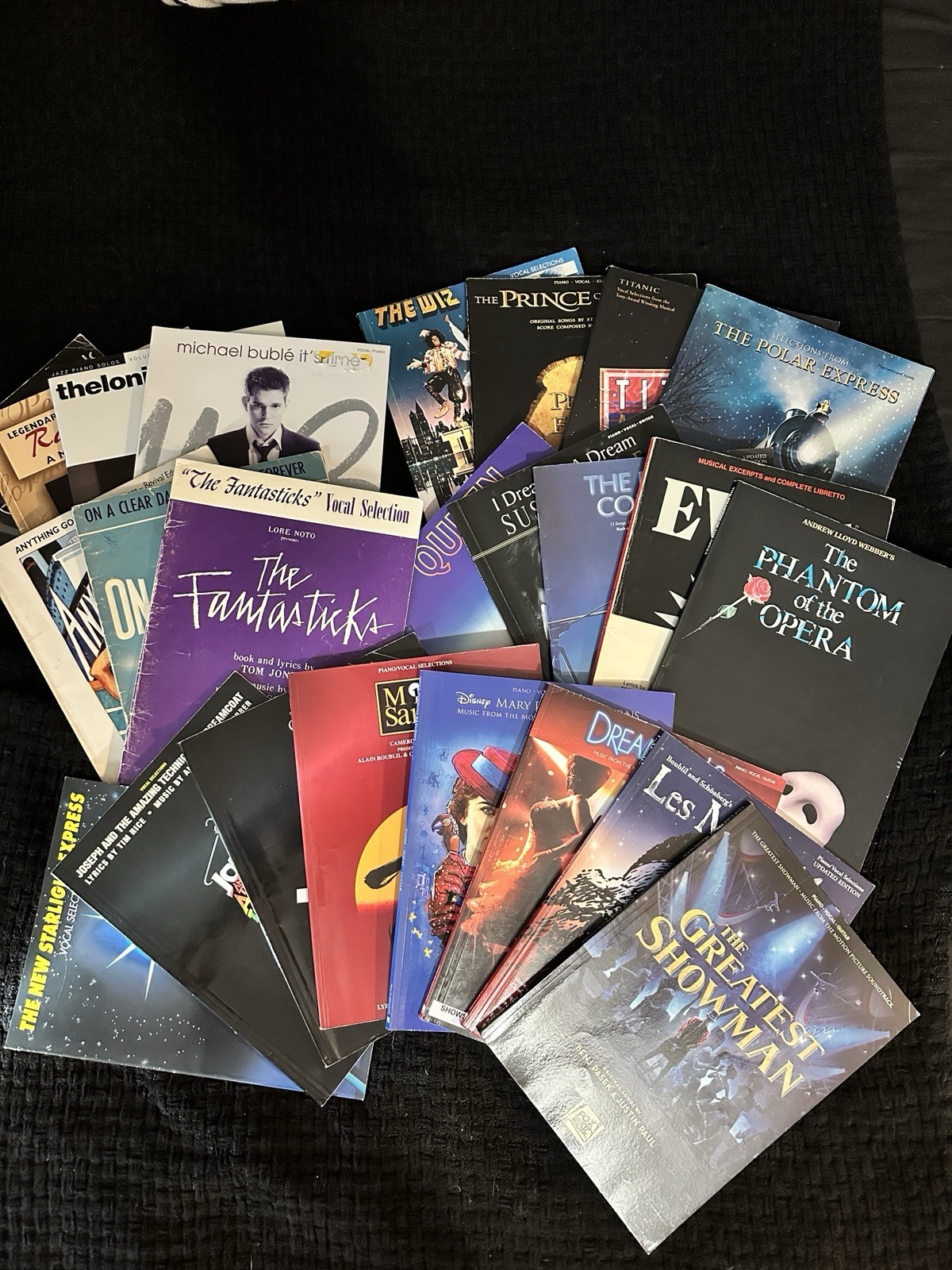 HUGE Broadway Vocal Scores Lot Of 23