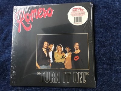ROMERO TURN IT ON LP RED VINYL POWER  POP PUNK THE PRIZE MARC VALENTINE KBD