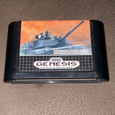 Electronic Arts Abrams Battle Tank Sega Genesis Game Cartridge Simulation War