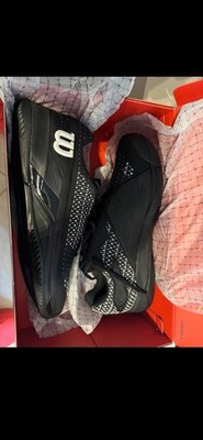 Wilson Rush Pro Extra Duty Tennisschuhe In Schwarz/Schwarz/Weiß Größe EU 44
