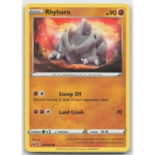 Rhyhorn (097) Set Base Spada e Scudo 097/202 C NM Pokemon