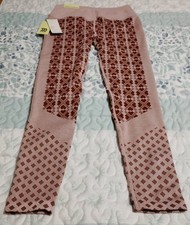 Women's All In Motion Pink/Red High Rise Leggings Size Medium NWT