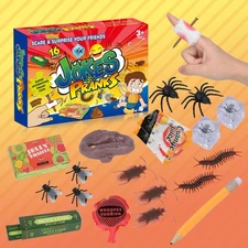Prank Kit Funny Gag Gifts, Joke Box Ultimate Gift Set, Practical Jokes Perfec...