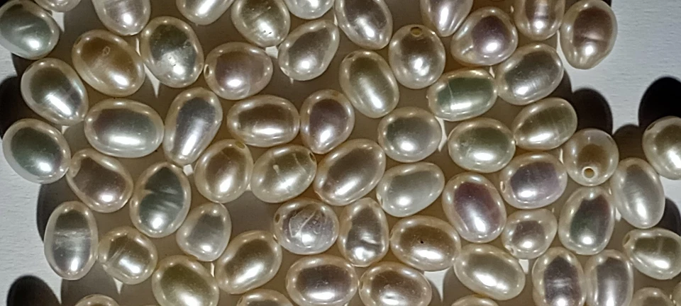 Lot de 90 perles d'eau douce de 87,12Cts - Photo 2/3