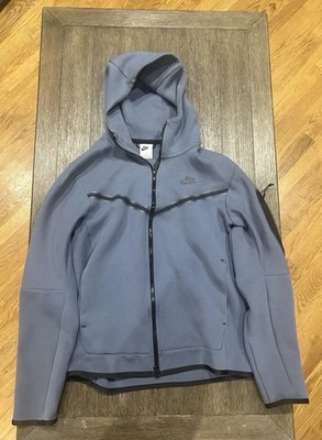 Nike Men's Navy Blue Tech fleece Zip-Up Size S