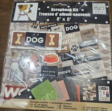 Me My big ideas Scrapbook kit Dog Page Diecuts Embellishments