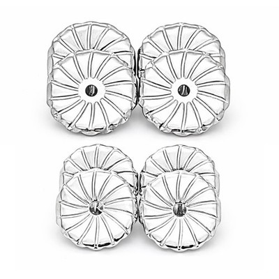 Oversized Earring Backs 4 Pairs 7mm & 8.2mm Universal Replacement Hypoallergenic