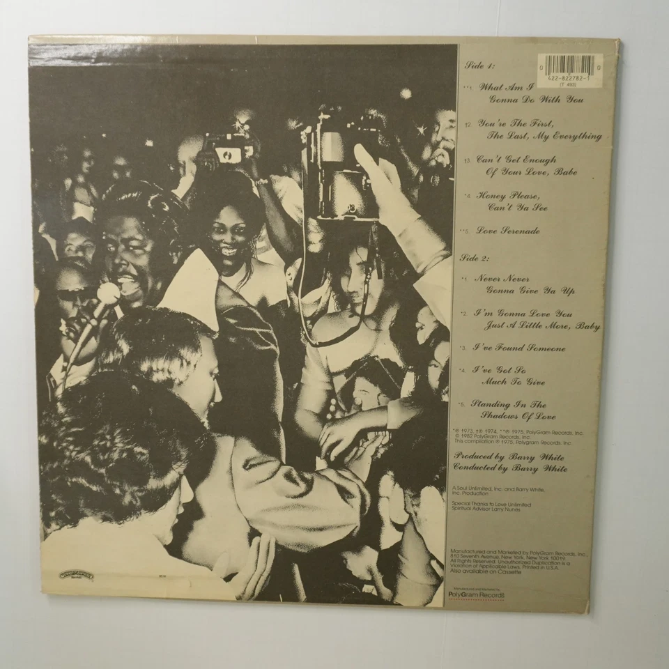 Barry White – Greatest Hits Vinyl LP – Casablanca Records – Soul/Funk 1975 Foto 2 de 4