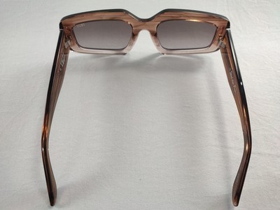 DEZI‎ Read the Room Sunglasses Toffee Brown Rectangular Desi Perkins Excellent DEZI Read the Room Sunglasses Toffee Brown Rectangular Desi  main image 2
