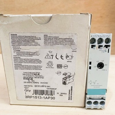 New Time Relay For Siemens 3RP1513-1AP30 24V