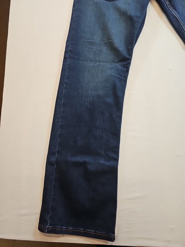 Pantalones de mezclilla para hombre Wrangler bota relajada pantalones de mezclilla FLEX 36x34 lavado oscuro cinco estrellas - Imagen 2 de 19