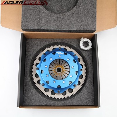 8.5'' (215mm) Sprung Clutch Twin Disc Kit For ACURA RSX TSX HONDA CIVIC K20 K24