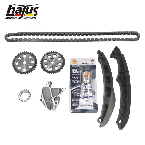 Original Hajus Steuerkettensatz Kettenspanner Seat Ibiza Skoda Fabia VW Polo 1.2-image