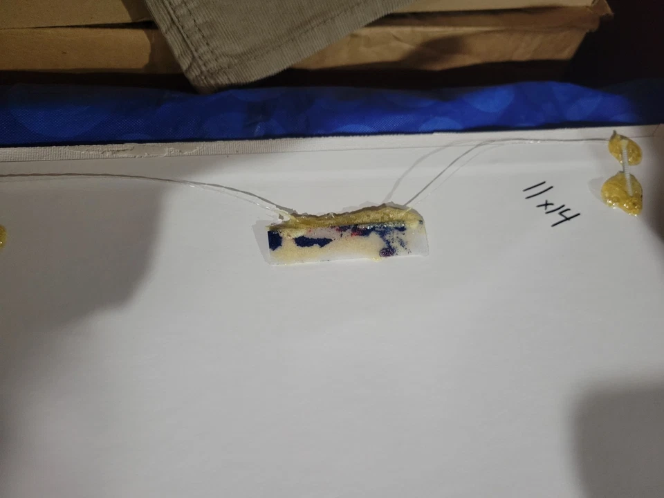 Abstracto texturizado. You Name The Painting 14x11 pulgadas Foto 4 de 4