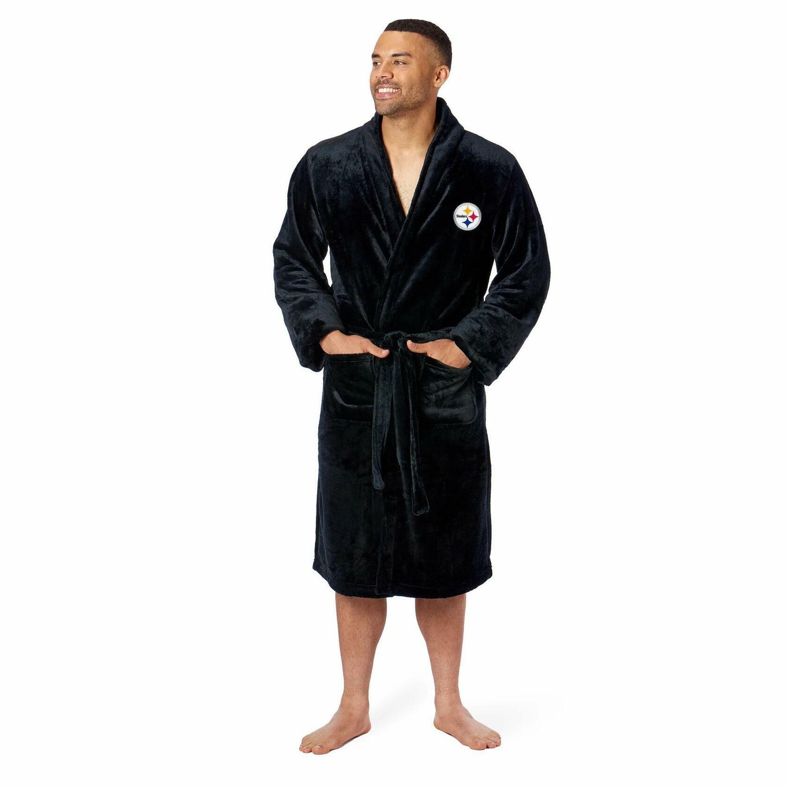 Pittsburgh Steelers Silk Touch Bath Robe Adult LargeX-Large 8690₽