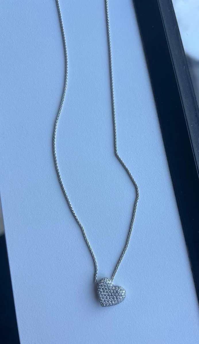 Pendientes Colgantes De Oro Blanco 750 De 18 Quilates Con Motivo Flora